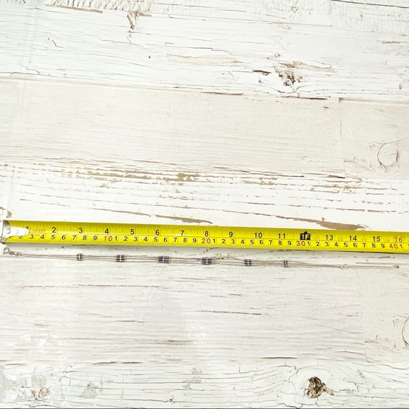 Liquid Silver 3-Strand Choker Necklace - Picture 5 of 8